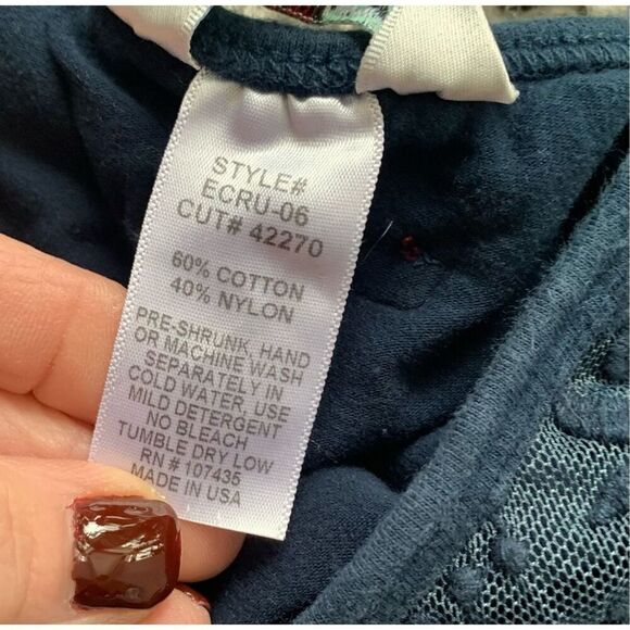 HARD TAIL FOREVER BLUE LACE LINED SUN TANK DRESS SZ M - Picture 8 of 8